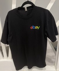 NWOT Authentic eBay 30 Years T Shirt Size Large Black NEW Made in USA F/S