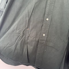 Vintage 90s Ralph Lauren Blaire Button-Down Shirt Forest Green Preppy Ivy Style