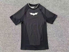 YOUNGLA Batman Men’s Skinny T-Shirt Jogger Sports Quick-Drying Short Sleeves