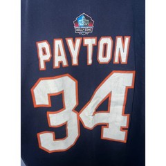 NFL Team Apparel Chicago Bears Walter Payton 34 Hall of Fame T-Shirt Navy L