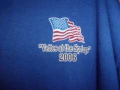 Corvette Show Silver Springs Fl blue 2 Button 3XL casual shirt 2006