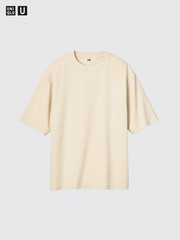 UNIQLO U AIRism Cotton Oversized Crew Neck Half-Sleeve T-Shirt XXS-3XL US/EUsize