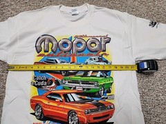 2006 Gildan Mopar Nationals 26th Annual Tee Double Sided Graphic Large