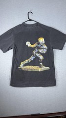 Shaka Wear Shirt Mens Medium Garment Dye Graphic Football Trophy Back Streetwear