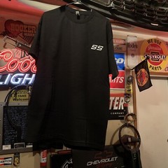 GENUINE CHEVY Silverado 454 SS Black LOGO STYLE T-Shirt OBS V8 Chevrolet C/K 350