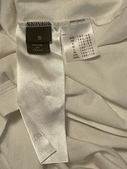 Gorgeous LV Louis Vuitton Sz S Printed Signature Designer T-Shirt White Monogram