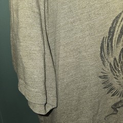 VTG Y2K Lucky Brand T Shirt Mens XL Army Green “American To The Core” Soft