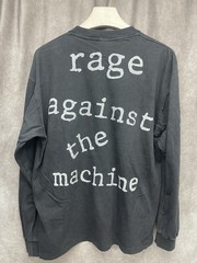 VTG 90s FUCT RAGE AGAINST THE MACHINE FORD LOGO BLACK LONG SLEEVE SHIRT MENS XL