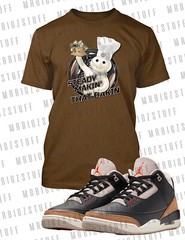 Streetwear J3 Desert Elephant Graphic Doughboy Tee Shirt Mens Big Tall T