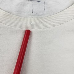 Nautica Jeans Shirt Mens XL VTG White Logo Graphic