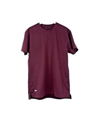 BYLT Premium Basics Men’s T-Shirt Large L Red Basic Crew Split Hem Tee