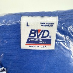 Vtg 90’s BVD Pocket T-Shirts Men’s Large Royal Blue Pre Shrunk Cotton Lot Of 2