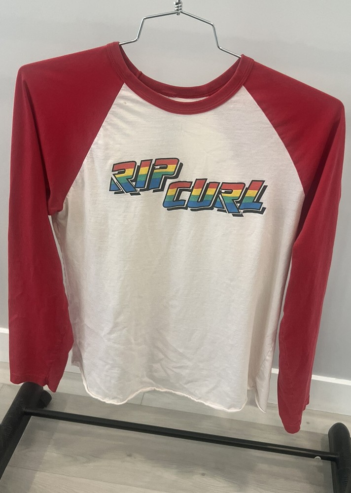 Rip Curl Mens Long Sleeve Limited Edition Tradition T-Shirt M Has Holes, Stain