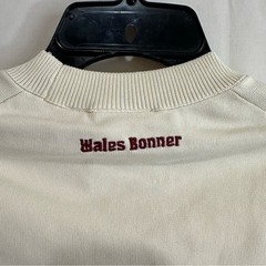 Adidas x Wales Bonner Short Sleeve Knit in Cream (Wonder White)