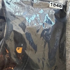 Carhartt Mens K231 Long Sleeve Logo Graphic T-Shirt Black Size Medium