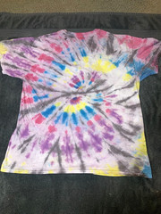 Handmade, American, Hanes Medium Tie Dye T-Shirt ’90’s Grunge’ Style