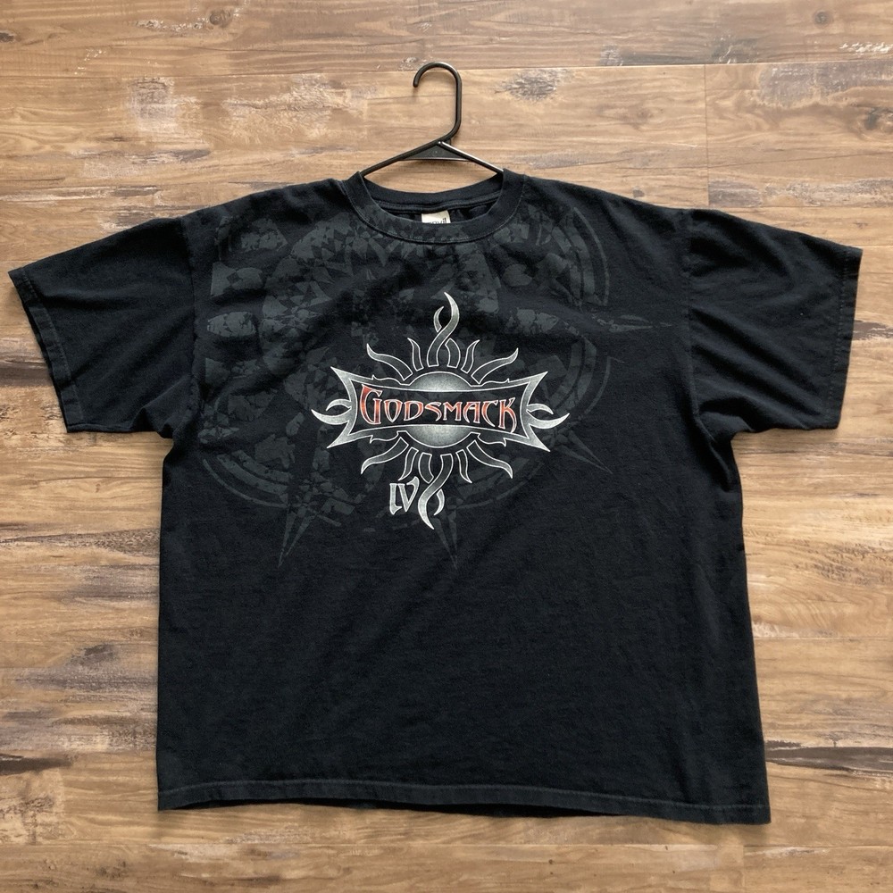 Vintage Godsmack 2006 IV Album Tour T-Shirt Mens 2XL Canada Anchorage Fairbanks