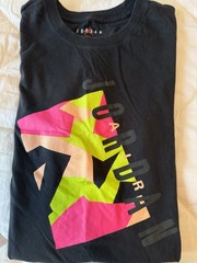 Jordan Men’s Crew Shirt AJ JSW Pattern Cotton Size M