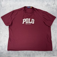 Polo Ralph Lauren Mens Logo Jersey Graphic T Shirt Size 4XLT Red