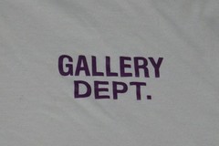 Gallery Dept T Shirt Mens Large Souvenir Tee Cream Beige Double Sided Hollywood