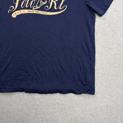 Polo Ralph Lauren Shirt Mens XL Blue Short Sleeve Track & Field Graphic Adult