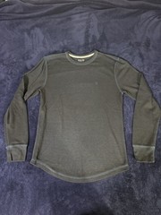 Volcom Blue Thermal Long Sleeve Shirt Medium