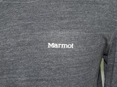 MARMOT Dark Gray Light Weight Long Sleeved Hoodie T-Shirt Men’s Large