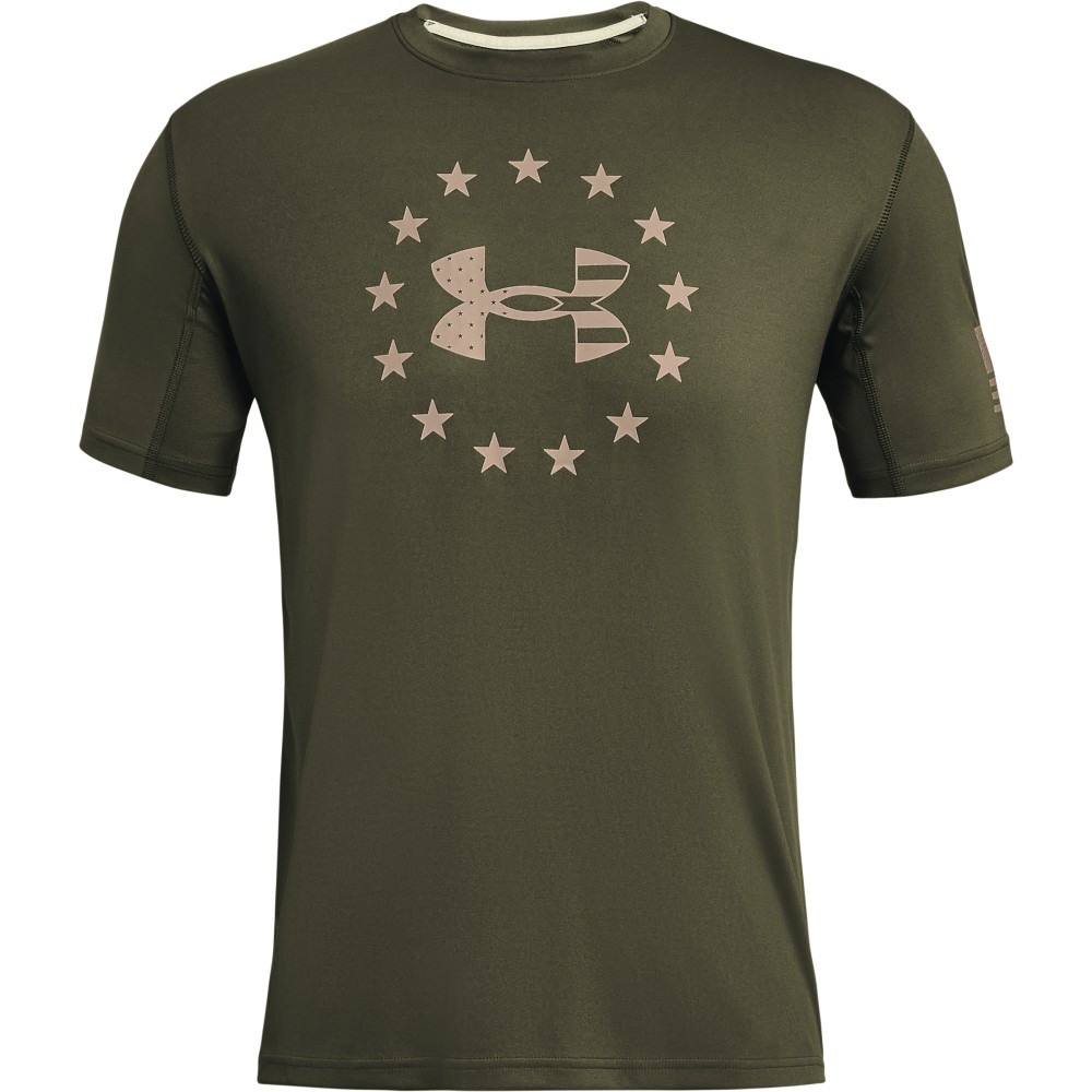 Under Armour 1361289 Men’s UA Freedom Iso-Chill T-Shirt, Marine OD Green, Small