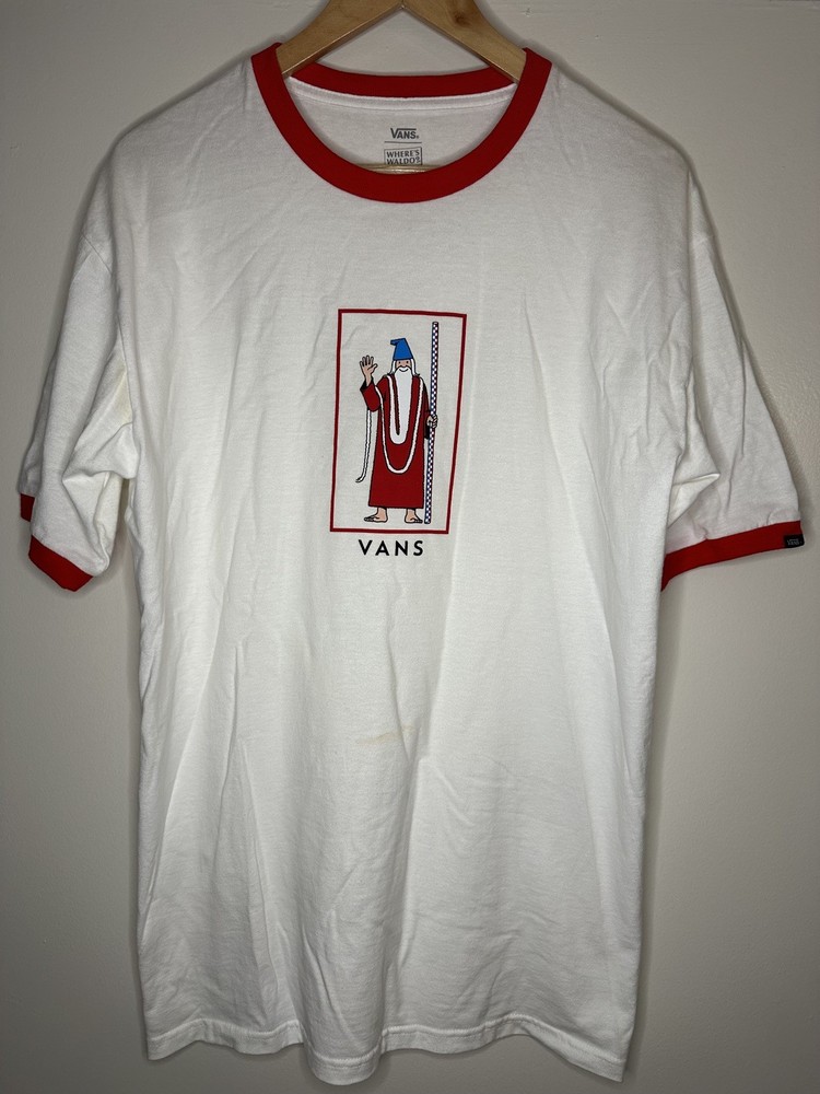 Vans x Where’s Waldo: Wizard Whitebeard T-shirt: Medium: Used