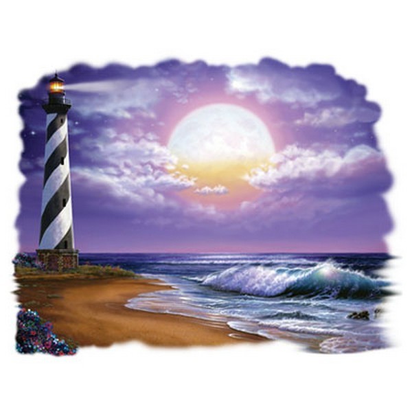 Cape Hatteras Moon T Shirt You Choose Style, Size, Color Up to 4XL 10235
