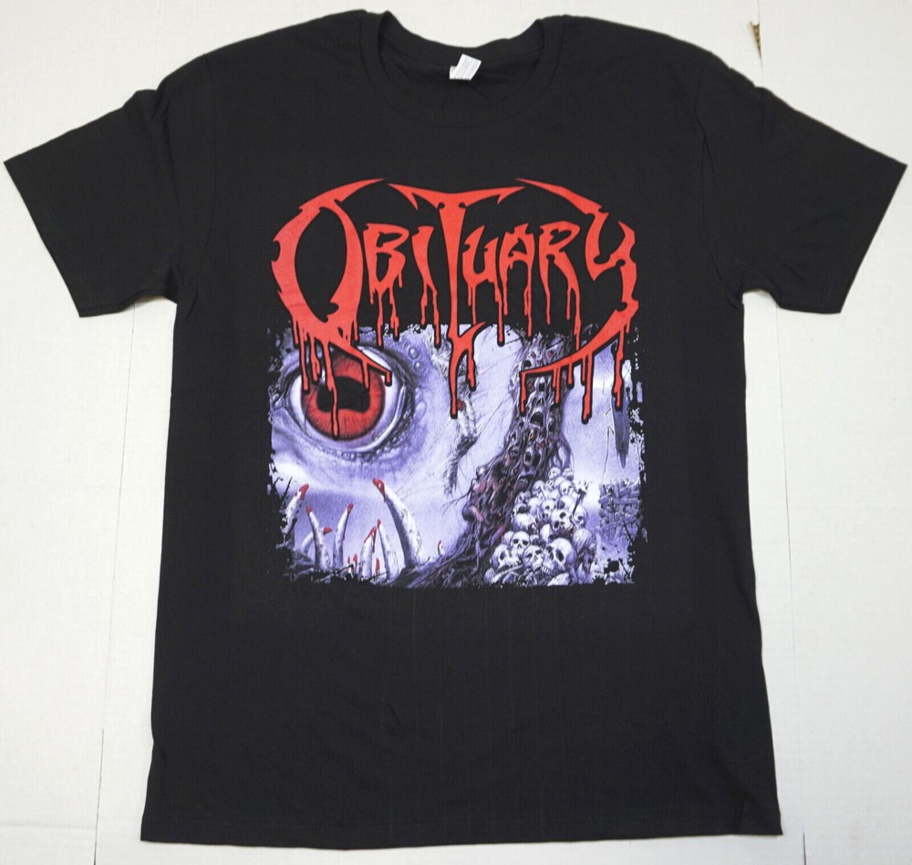 OBITUARY T-shirt Death Metal Tee Adult Men’s Black New