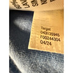 Goodfellow & Co Mens Everyday Wear Standard Fit Crew Neck T Shirt Blue XXL