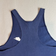 Vintage 80s 90s Nike White Tag Muscle Tank Stringer Mens M Gym Made USA Cotton