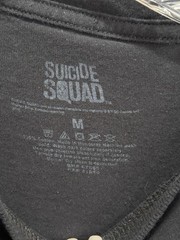 Suicide Squad Characters Graphic Print Tshirt Black/White Size M DC Comic