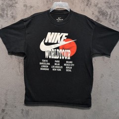 Nike Shirt Black M Graphic Limited Edition World Tour Oregon MOVE YOUR BODY Mens