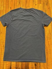LP Jeans Graphic Print Louis Philippe Sz Large Blue T Shirt