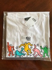 KEITH HARING Licensed T-Shirts NEW XS,S, M, L, XL, XXL PRINT ON BOTH SIDES NWT