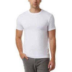 32 Degrees Cool Men’s 3 Pack Short Sleeve Crew Neck Shirt, White, Size XL
