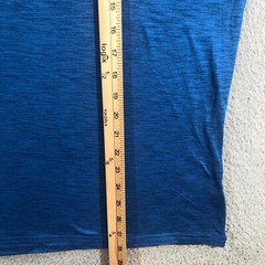 eddie bauer t shirt mand XXL blue freedry active