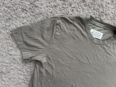 Maison Margiela T Shirt Crew Neck Short Sleeve Men’s Size Small Gray