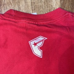 Vintage Famous Stars & Straps Shirt Mens Large Red Bandana F Logo 2000s