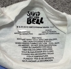 Saved By The Bell 2015 White Short Sleeve Shirt Size “M,L,XL” Kelly Kapowski