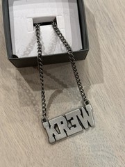 Vintage Krew Kr3w Skateboarding Necklace