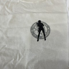 Bullhead White Cotton Graphic Print “Assume The Position” Crew Neck Tee M