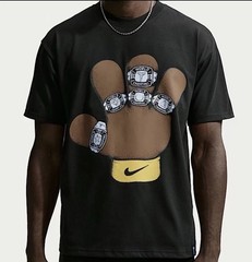 Brand New Nike KOBE BRYANT 5 RINGS PUPPET FINGERS SHIRT SIZE LARGE