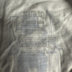 Death Row Records Men’s L White Muscle Tank Shirt Graphic On Both Sides
