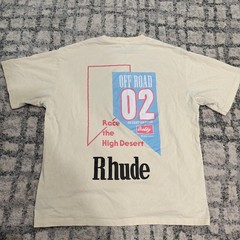 Rhude Off Road 02 High Desert Graphic T-Shirt Cream Men’s Size XL Streetwear