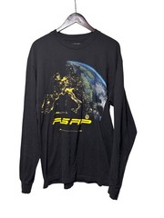 ASAP Rocky ASAP WORLD WIDE T Shirt Mens Large L Black Long Sleeve 2020