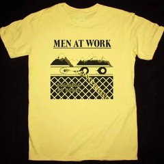 MEN AT WORK Band Business As Usual T Shirt Full Size S-5XL