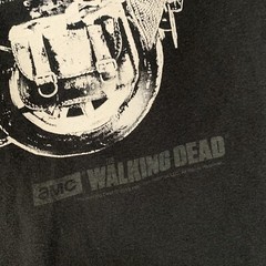 Fight or Die Black T-Shirt Walking Dead Daryl Dixon Delta Pro Weight Mens M